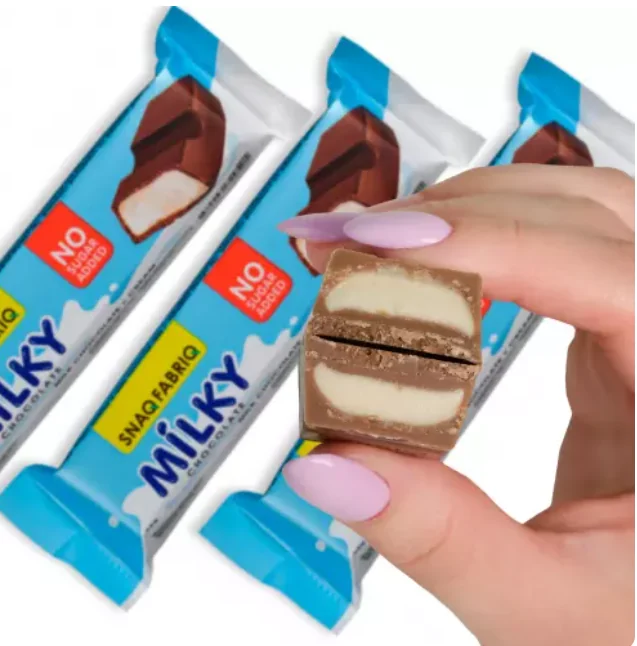 Шоколад SNAQ FABRIQ Молочный 34 г со сливочной начинкой