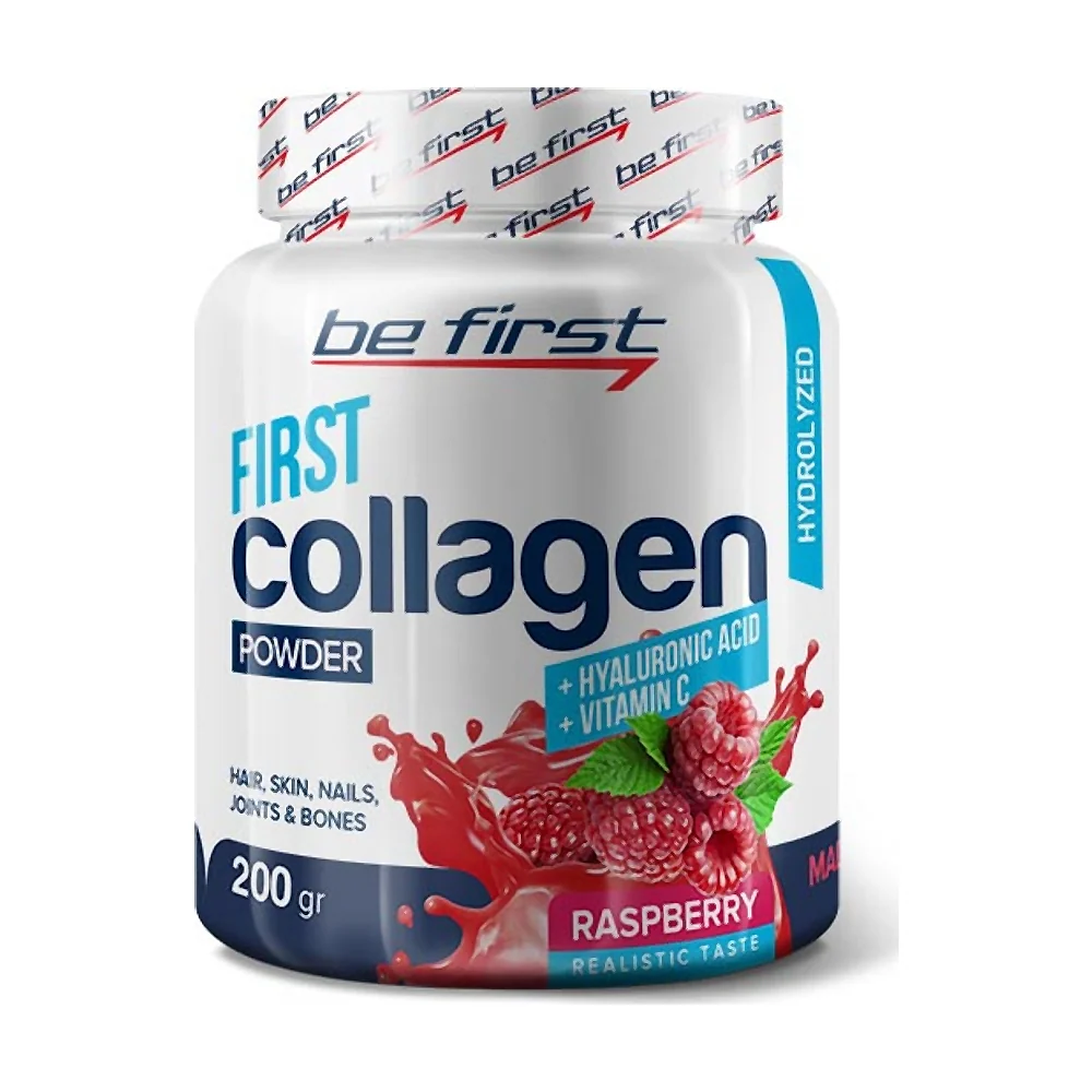 Препарат для суставов и связок Be First Collagen + hyaluronic acid + vitamin C + biotin 200 г