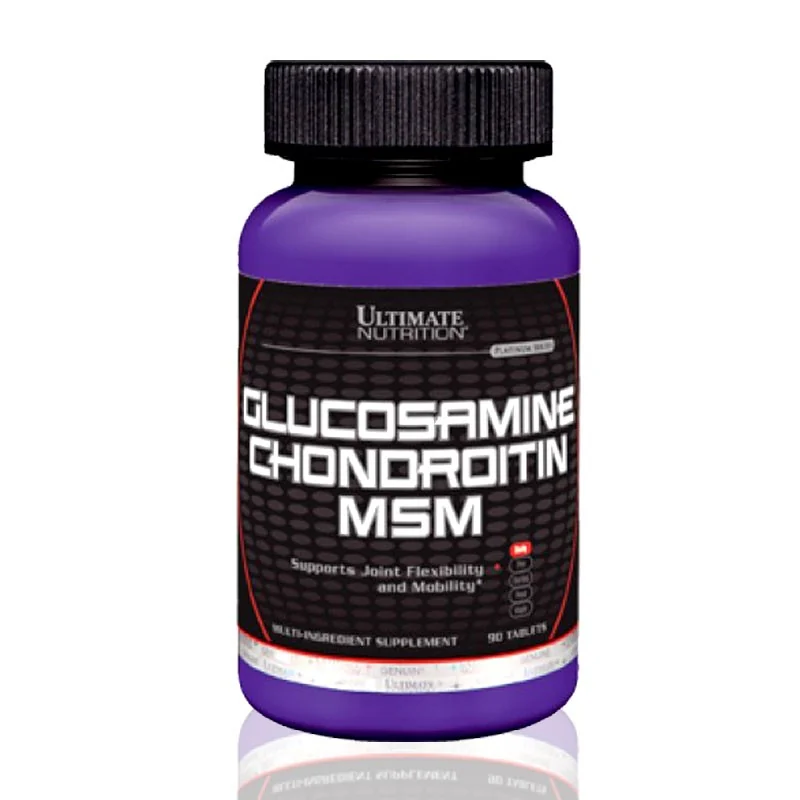 Препарат для суставов и связок Ultimate Nutrition Glucosamine & Chondroitin + MSM 90 таб