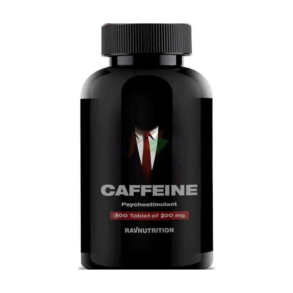Кофеин RAVNUTRITION Caffeine 200 мг 100 таб