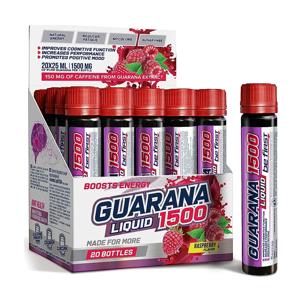 Гуарана Be First Guarana 1500, в ампулах 25 мл