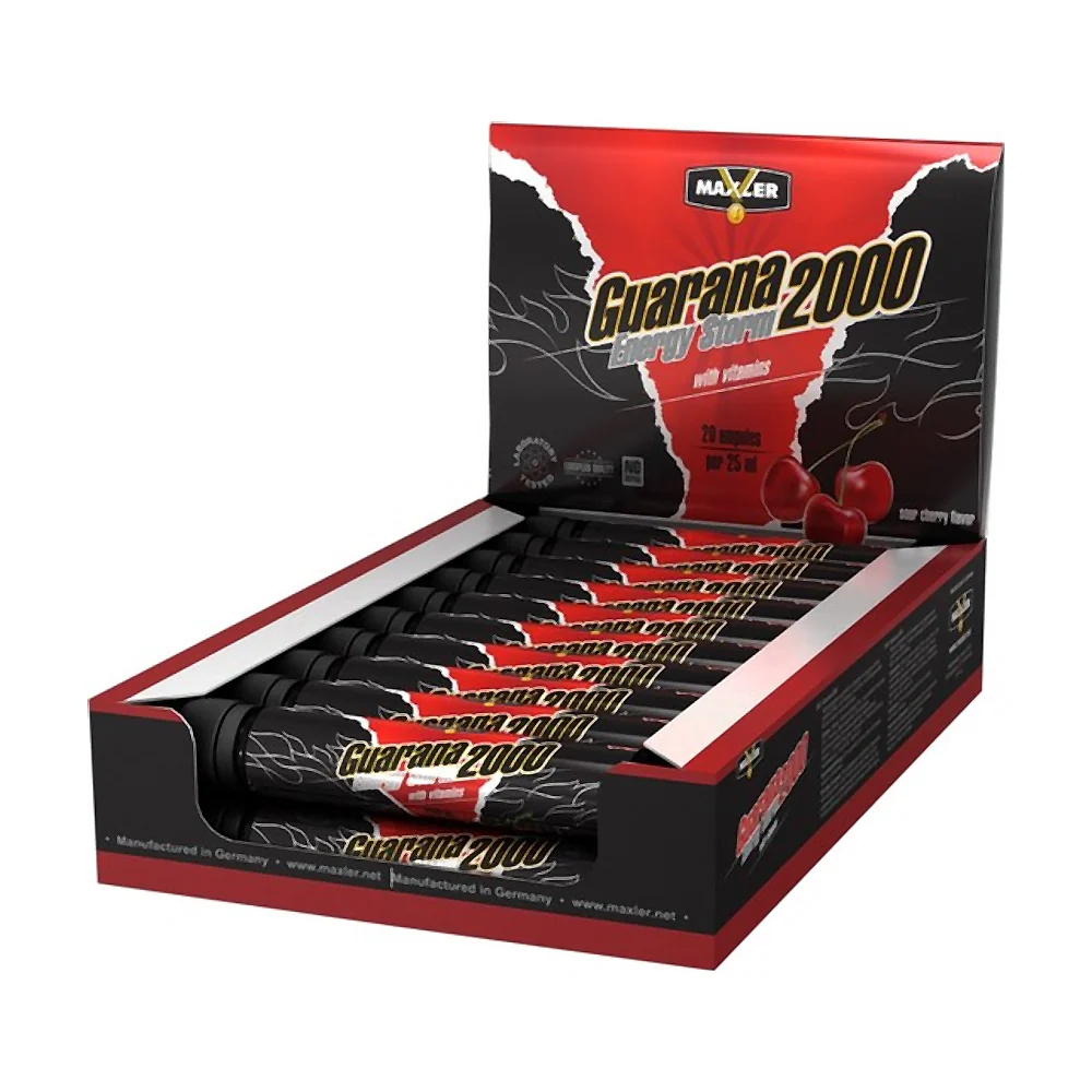 Гуарана Maxler Energy Storm Guarana 2000 амп 25 мл
