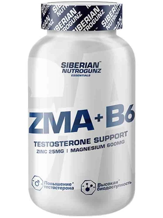 Витаминно-минеральный комплекс Siberian Nutrogunz ZMA+B6 60 капс