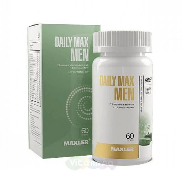 Витаминно-минеральный комплекс Maxler Daily Max Men 60 таб