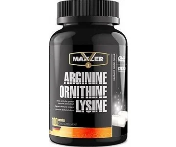 Аминокислоты Maxler Arginine-Ornitine-Lysine 100 капс