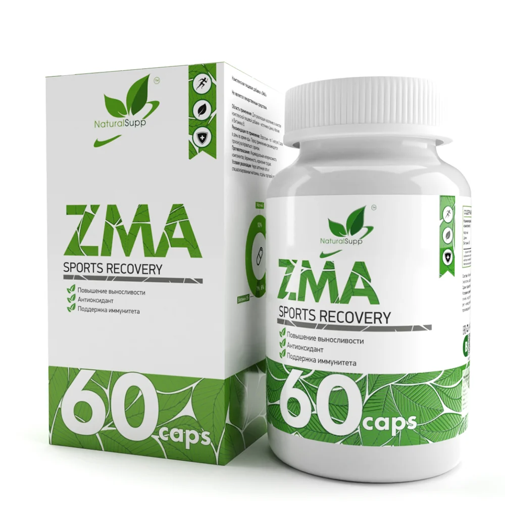 Витаминно-минеральный комплекс NaturalSupp ZMA 60 капс
