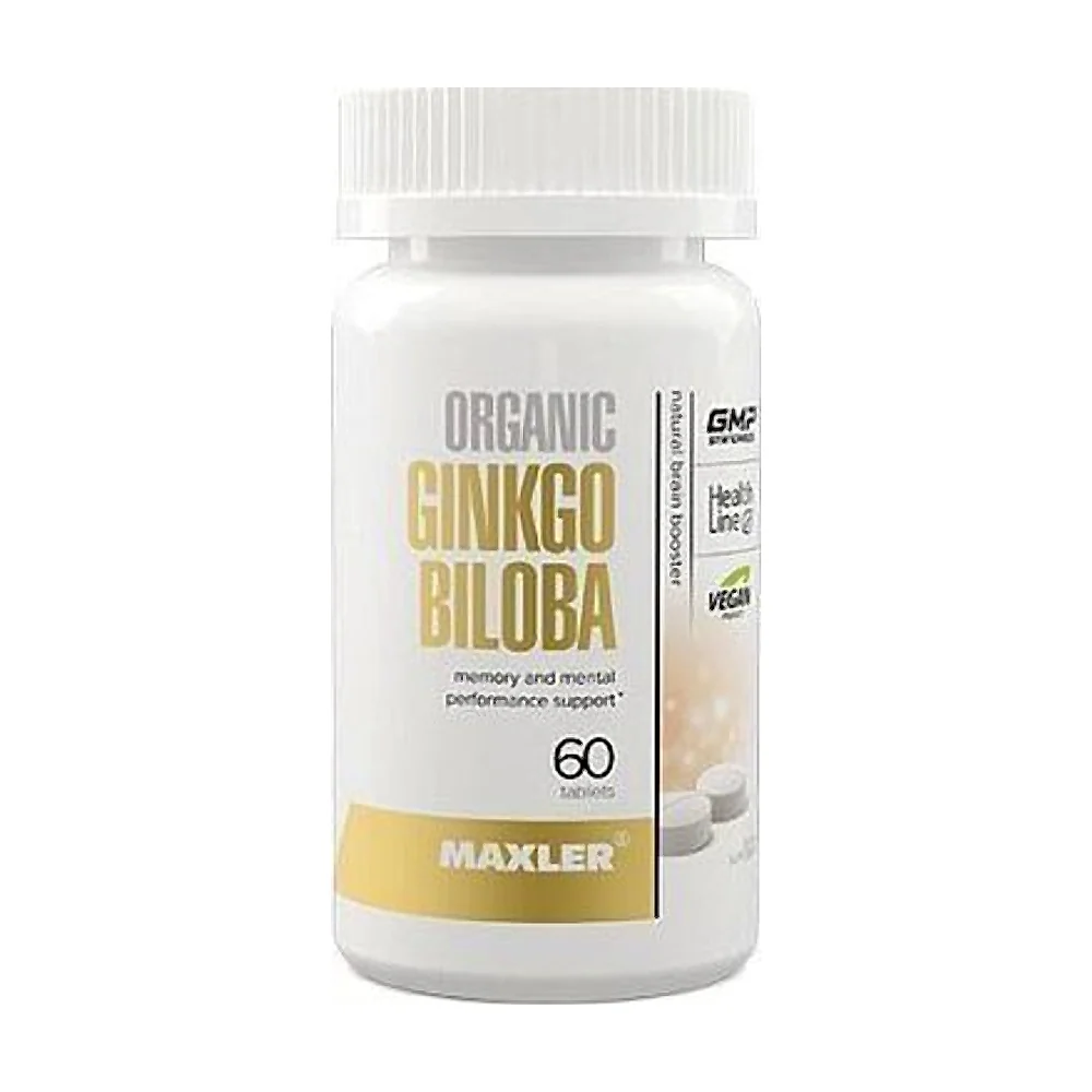 Ноотроп Maxler Ginkgo Biloba Organic